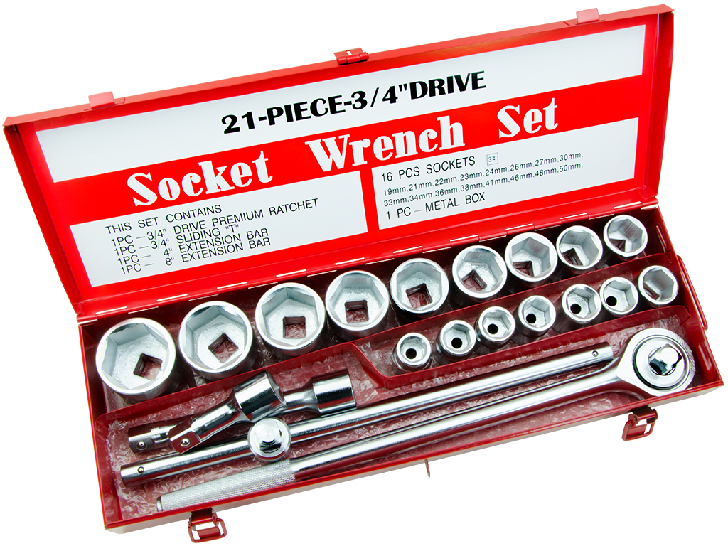 Square wrench outlet set